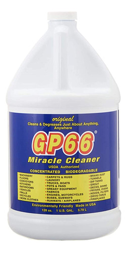 Gp66 Green Miracle Cleaner, Galón Limpia Más De 1,000 Tip.