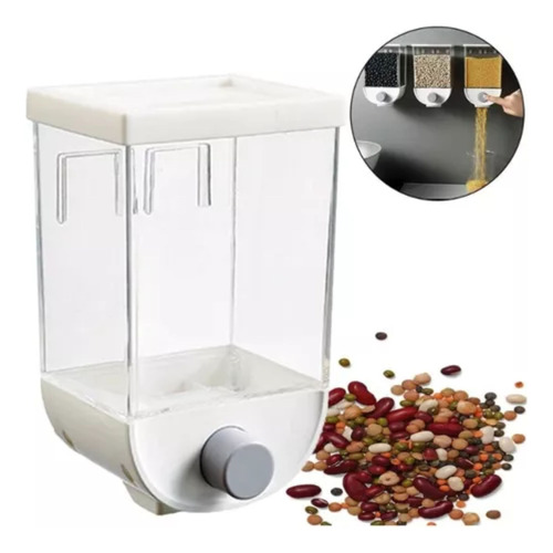 Dispenser De Granos Semillas Cereales Pared