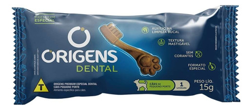 Petisco Para Cães Peq Porte Dental 15g Origens