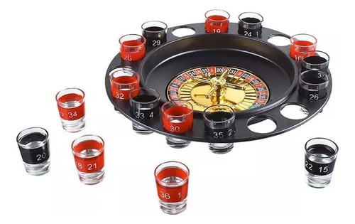 Juego Ruleta Shots Juego De Mesa Drinker Shot 16 Copas