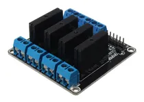 Comprar Modulo Reles 5v 4 Canales Estado Sólido Ssr 240v 2a Emakers