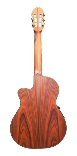 Guitarra criolla clásica La Alpujarra 85KEC para diestros natural brillante