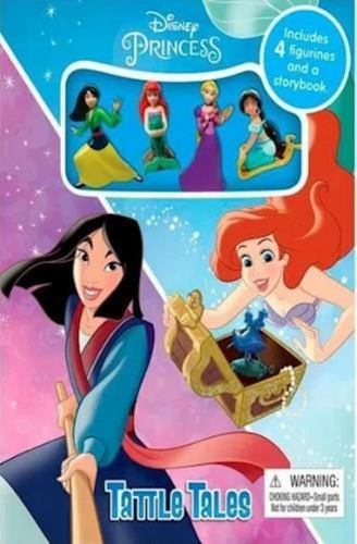 Cuentos Y Aventuras- Disney Princesa  Incluye 4 Figuritas Y