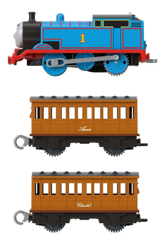Tren Thomas Trackmaster Thomas, Annie Y Clarabel, Color Multicolor Personaje Annie & Clarabel