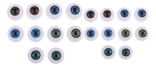 10 Pares De De Ojos De Acrílico Ojos Para Muñeca Recién