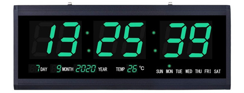 Reloj Digital Grande Led Calendario Fecha Temperatura