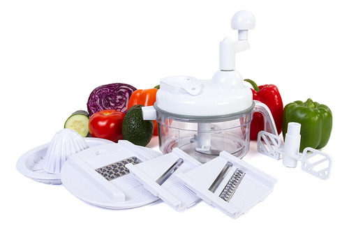 Ultra Chef Express Cortador De Alimentos, Cortadora 7 En 1,.