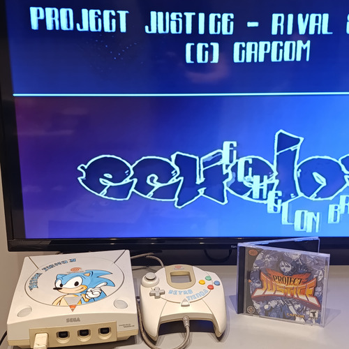Sega Dc Juego Project Justice Genérico Sega Dreamcast (Usado)