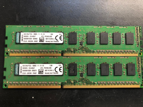 Memoria Ecc 8gb Pc3l-12800e Dell Poweredge R210 T110 Ii R220