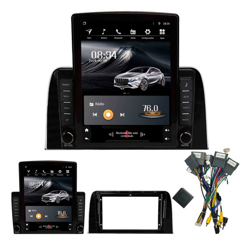 Multimídia Tesla Soaudio S8 Line Crv 17 A 21 Octacore 4+64gb