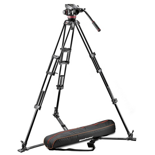 Manfrotto Mvh502a,546gb-1 Tripie Para Video Con Cabeza P/7kg