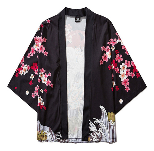 Chamarra Suelta Kimono Japonés