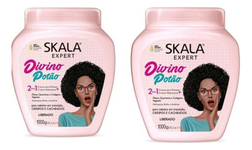 Skala Paquete De 2 Crema Para El Cabello Divino Potao De 32