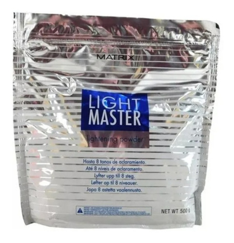 Polvo Decolorante Light Master X500gr Matrix Tono Plateado