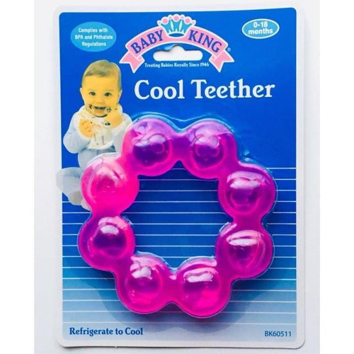 Baby King - Cool Teether - Mordedor Pink Com Água