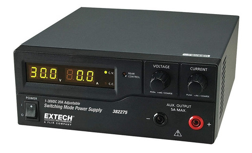 Fuente De Poder Lab 120v Salida 30vcd/20a 600w Extech 382275