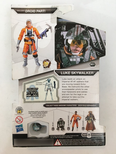 Luke Skywalker Xwing Pilot Bd51 Star Wars Legacy Collection (Usado)