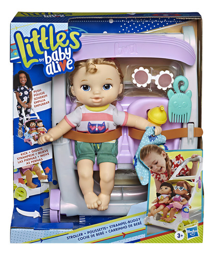 Baby Alive Little Tikes Carriola Stroller Color Rosa Claro
