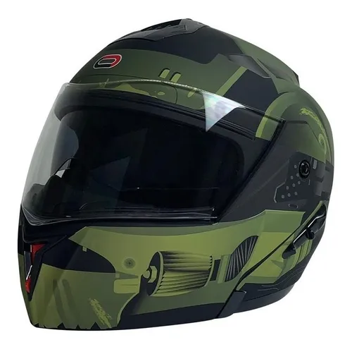 Casco Abatible Para Moto Roda Revenge Mate