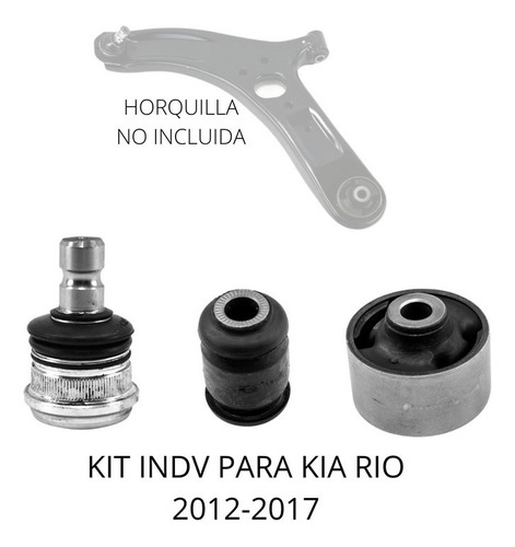 Kit Bujes Y Rotula Individual Para Kia Rio 2012-2017
