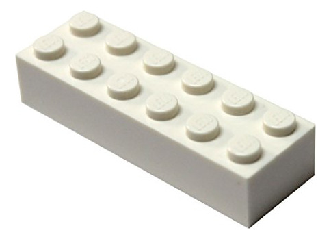 Piezas Y Piezas De Lego: Ladrillo Blanco 2x6 X20