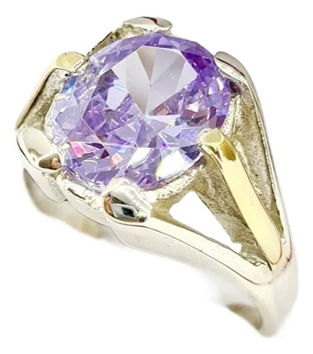 Anillo piedra lila hotsell