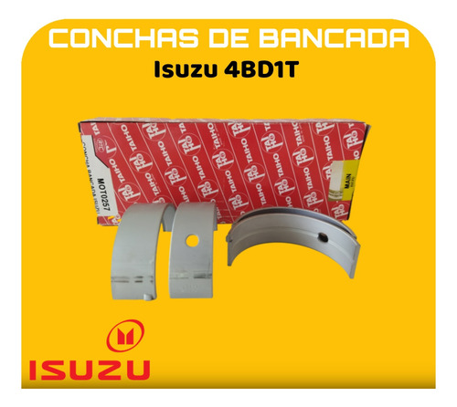 Conchas De Bancada Para Isuzu 4bd1 4bd1t Medida 030