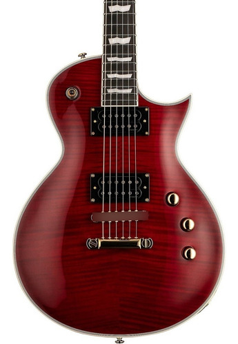 Esp Ltd Ec-1000t Ctm Guitarra See Thru Black Cherry