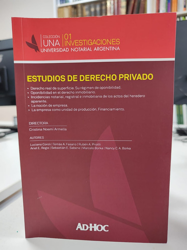 Estudio De Derecho Privado Tomo 1 - Armella Cristina (dir)