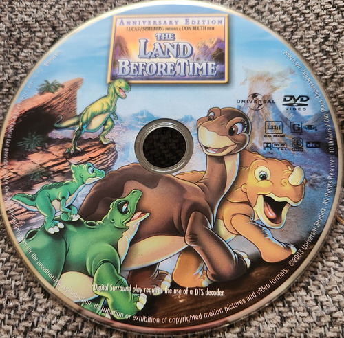 Dvd Película The Land Before Time - Spielberg