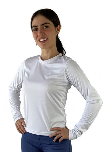 Playera Deportiva Manga Larga Mujer, Gym, Fitness, Running