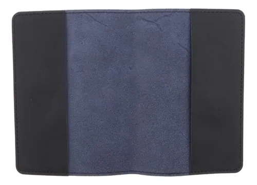 2 New Pu Leather Id Holder Bag Travel Holder Card Case Black