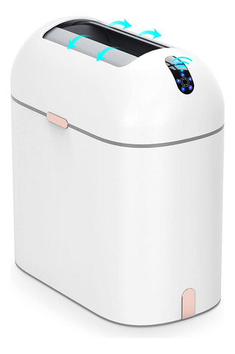Bote De Basura Baño Mariposa 9.5 Litros Sensor Mmg