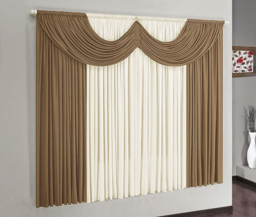 Cortina Riviera para dormitorio o sala de estar, 4 m x 2,80 m, para hombre, de colores