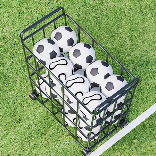 Cart De Almacenamiento De Bola De Deportes, Estante Negro L