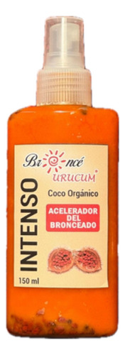 Óleo Bronceador Intenso De Coco Orgánico Y Urucum(150m)