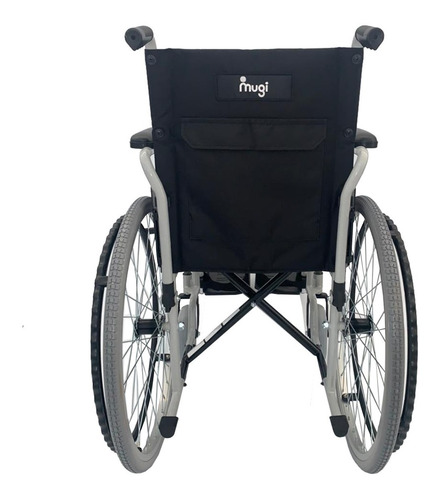 Imagen 3 de 8 de Silla De Ruedas Acero Desmontable Rebatible Hasta 120 Kg