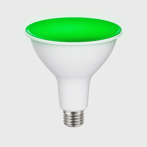 Foco Led Para Casa Negocio Par38 Verde 13w Algol Tecnolite