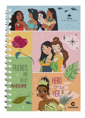 Caderno De 1 Matéria Princesas Disney Friends Are Truly Mode