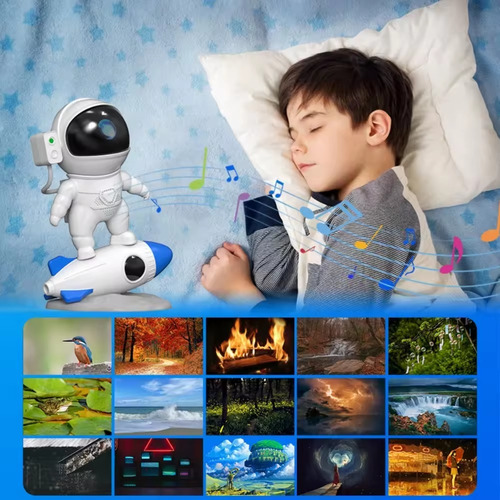 Proyector Láser Rgb Altavoz Bluetooth Lámpara De Proyección