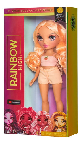 Rainbow High Muñeca Articulada Georgia Bloom Original