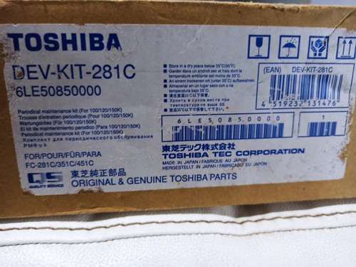 Dev Kit 281c Toshiba 6le50850000 Copiadora Multifuncional (Usado)