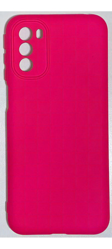 Capinha Silicone Compativel Motorola Moto G41 6.4 Aveludada Cor Pink