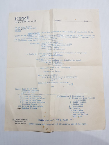 Imagen 4 de 10 de Rosario Antiguos Boletines, Panfletos Y Sobres Mag 59282