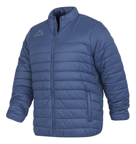 Campera Puffer Kappa Logo Arseco 2 Unisex Azul Solo Deportes