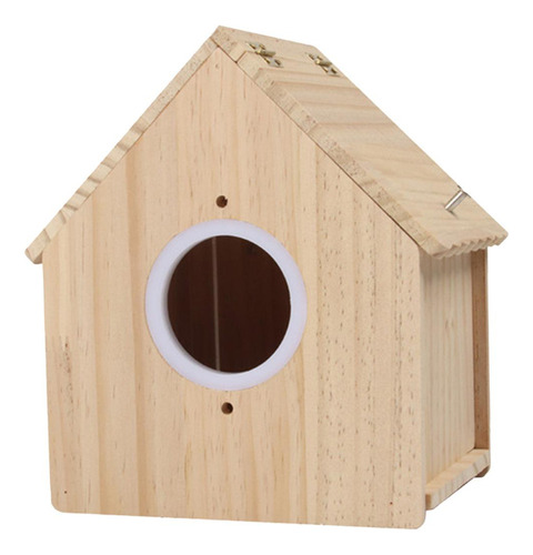 Caja De Cría De Loros, Jaula De Madera Para Periquitos, S