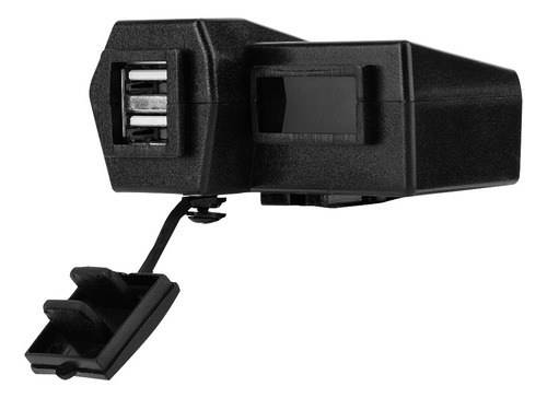 Voltímetro Led Usb Duplo Com Soquete 4 Em 1 Para Motocicleta