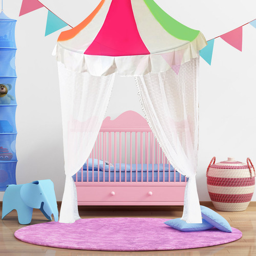 Dosel De Cama Para Niños Pequeños, Cama De Cuna, Red Semicir