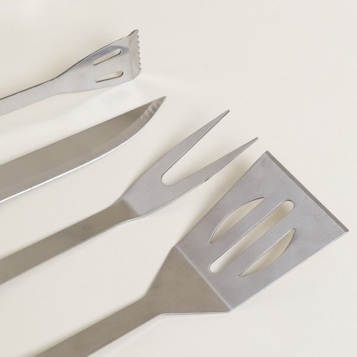 Imagen 8 de 8 de Set De Asado 4 Piezas Con Estuche - Maestro De Cocina