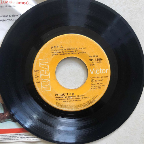 Abba Ep Chiquitita Ver. Español (Usado)